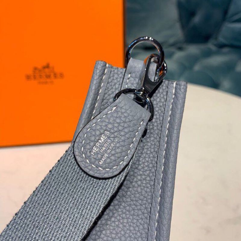 Hermes Mini Evelyne Grey For Women 7in/18cm