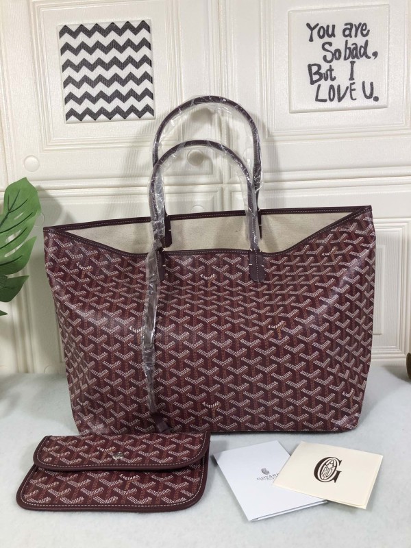 Goyard Saint Louis Gm Bag Burgundy For Women‎ 15.7in/40cm STLOUIGMLTY33CL33P