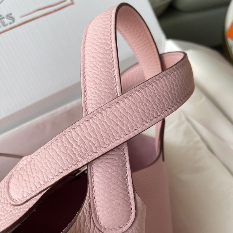 Hermes Picotin Lock 18 Bag Light Pink For Women, Women’s Handbags 7.1in/18cm