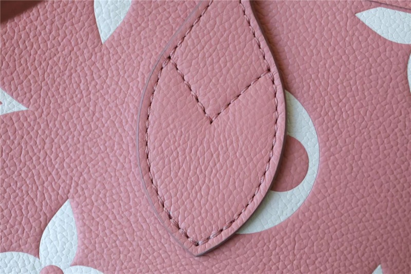 Louis Vuitton Neverfull MM Monogram Empreinte Pink For Women 12.2in/31cm M46329