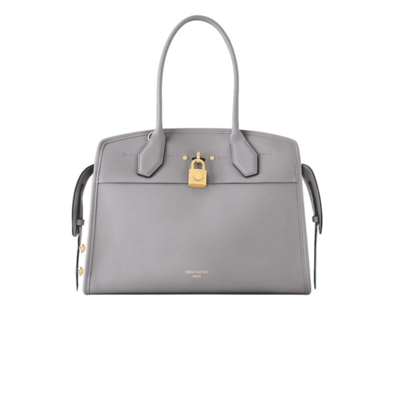 Louis Vuitton City Steamer Soft MM Gris Trianon For Women 36cm/11.8in – M12550