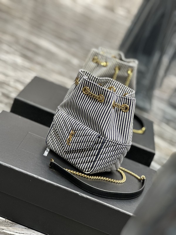 Saint Laurent Joe Backpack Black For Women‎ 7.5in/19cm