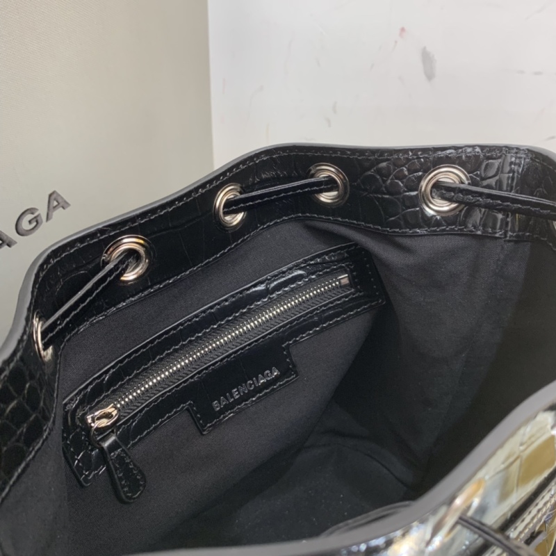 Balenciaga Le Cagole XS Bucket Bag Black For Women‎ 7.8in/19.8cm