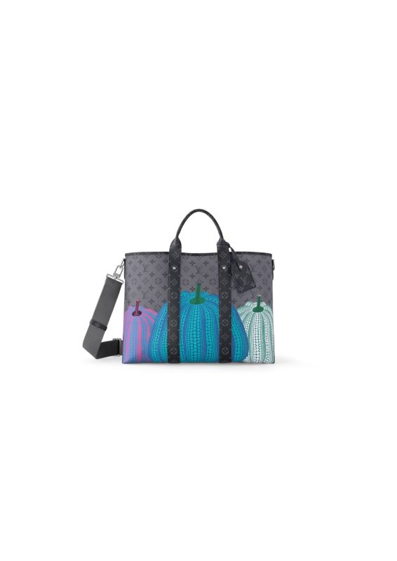Louis Vuitton LV x YK Weekend Tote Grey For Women 16.9in/43 cm M46434