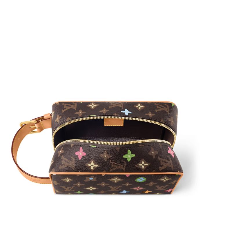 Louis Vuitton Locker Dopp Kit Brown 9.1 Inches/ 23 Cm M47069