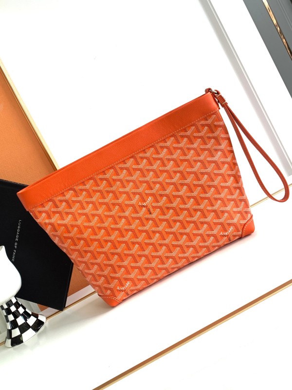 Goyard Conti Pouch Orange For Women‎ 9.4in/24cm CONTIPPMLTY07CL07P