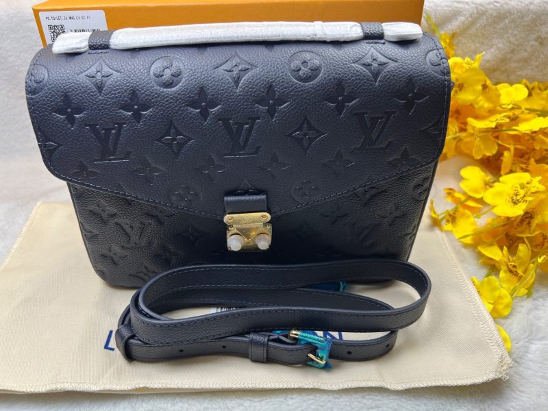 [True-to-ORIGINAL] Louis Vuitton Pochette Métis Navy Blue For Women 25cm/9.8in – M47142