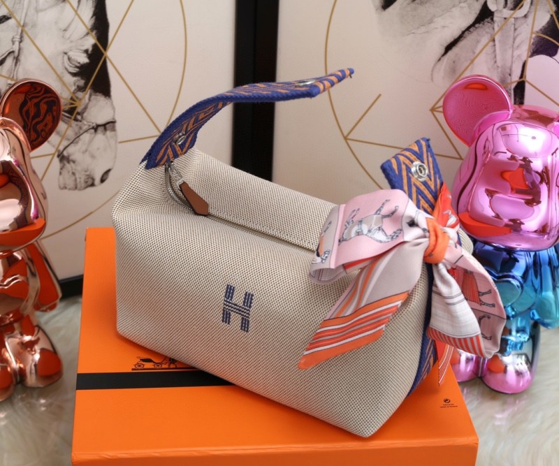 Hermes Bride A Brac Case Grey Bag For Women, Women’s Handbags, Shoulder Bags 9.8in/25cm