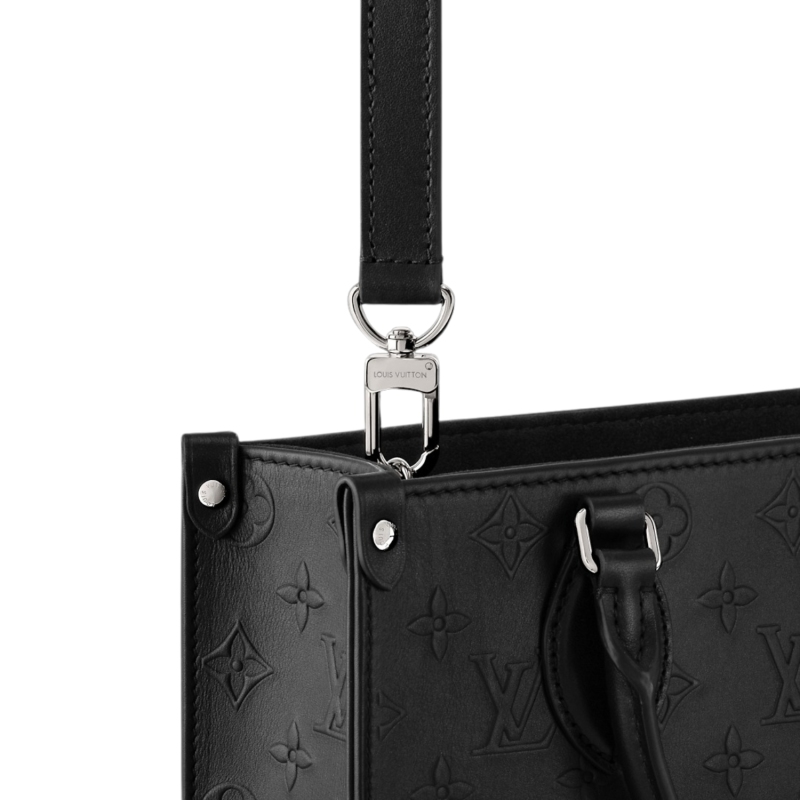 Louis Vuitton OnTheGo PM Handbag Black For Women 9.8in/25cm M14576