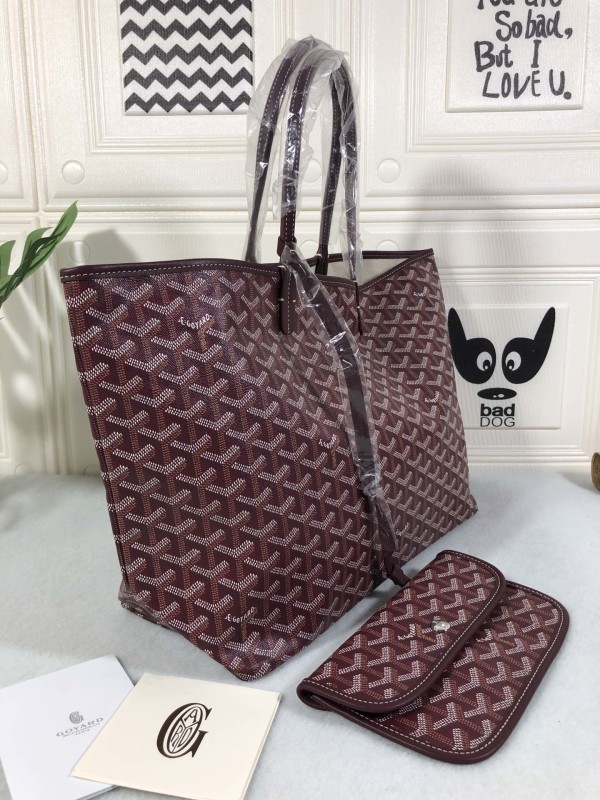 Goyard Saint Louis Gm Bag Burgundy For Women‎ 15.7in/40cm STLOUIGMLTY33CL33P
