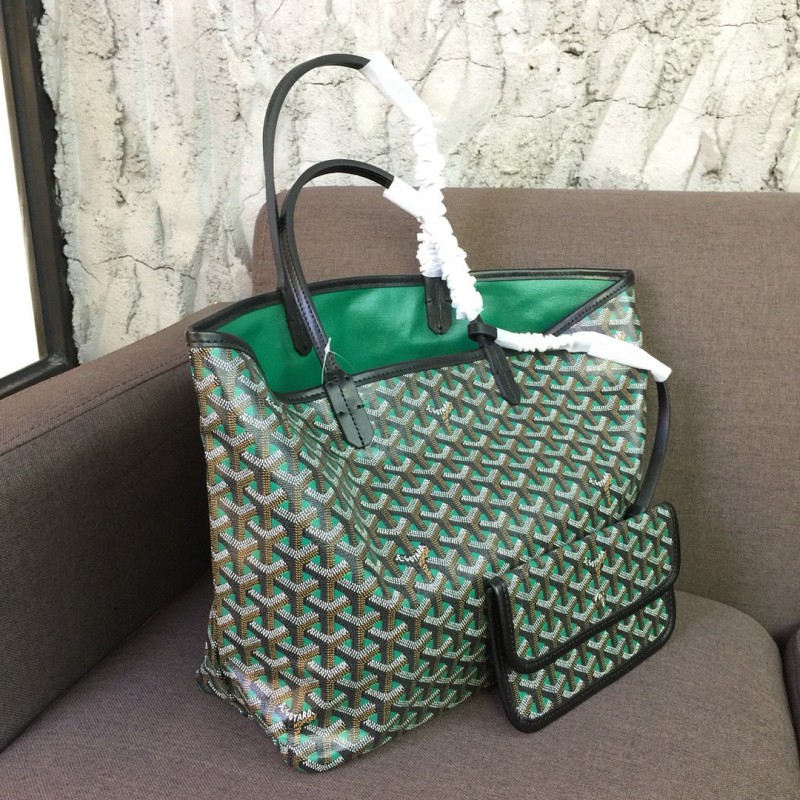 Goyard Anjou GM Bag Red/Green For Women‎ 15.7in/40cm
