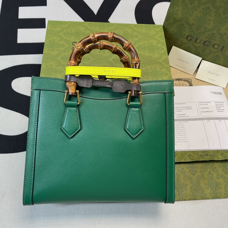Gucci Diana Small Tote Bag Green For Women, Women’s Bags 11in/27cm GG ‎