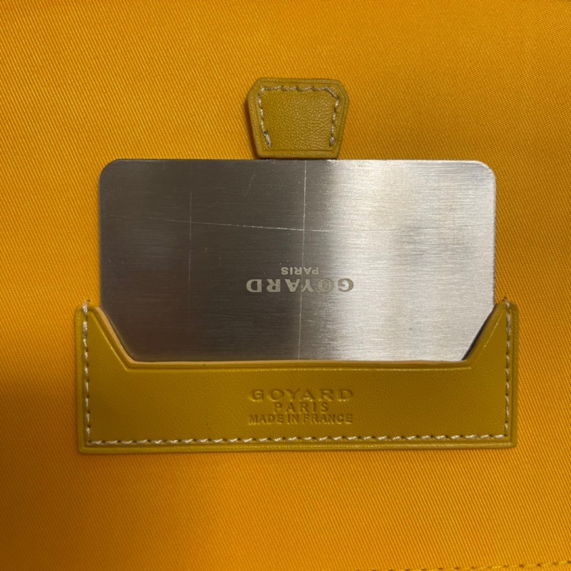 Goyard Muse Vanity Case Yellow/White/Orange For Women‎ 7.9in/20cm MUSEVAPMLTY01CL03P