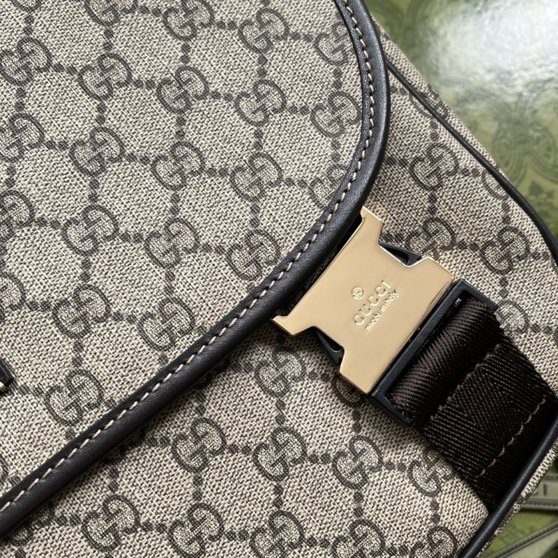 Gucci Imprime Medium Messenger Bag Brown For Women, Women’s Bags 12in/30.5cm GG