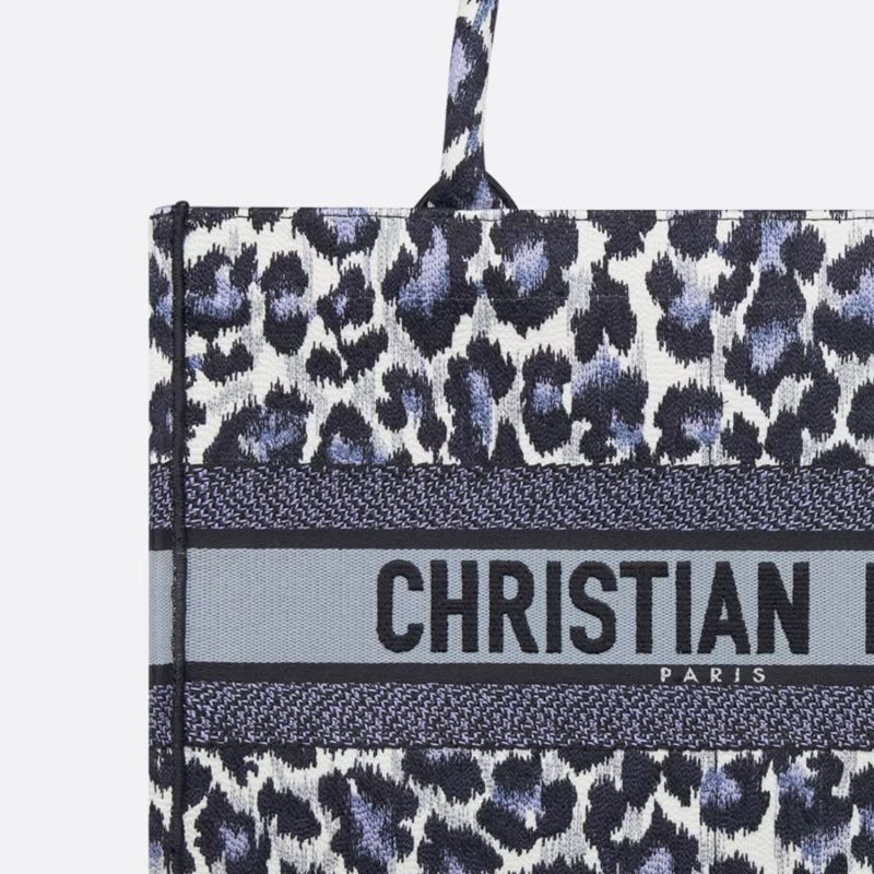 Christian Dior Medium Dior Book Tote Blue For Women M1296ZRHM_M06I- 14 Inches/ 36 Cm
