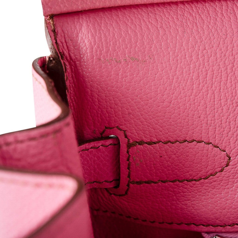 Hermes Horseshoe Stamp Birkin 5P Pink For Women 30cm/ 11.8 inches