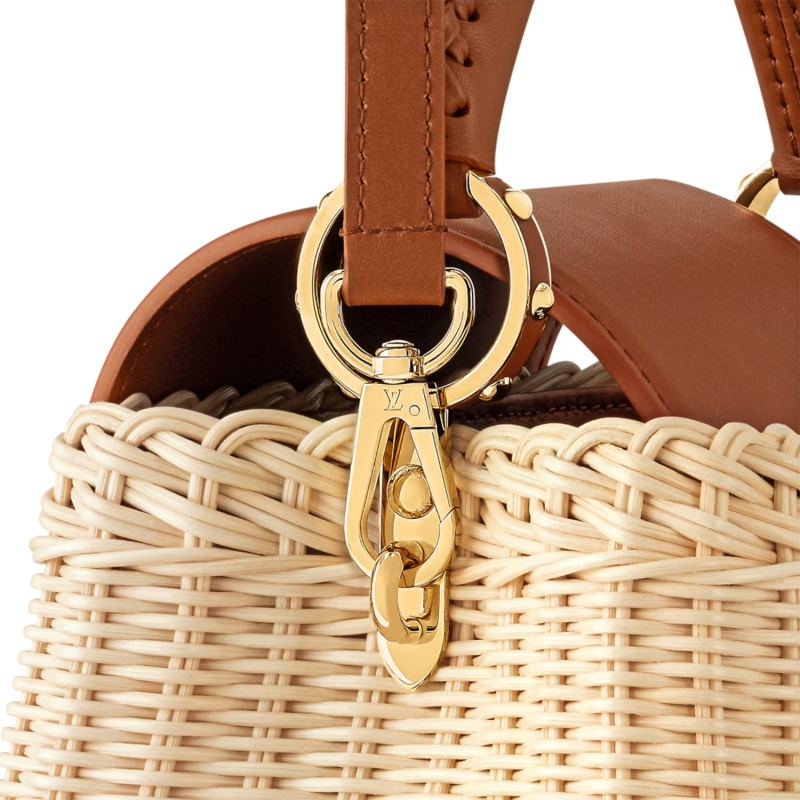 [True-to-ORIGINAL] Louis Vuitton Capucines BB Tan For Women 10.6in/27cm M26025