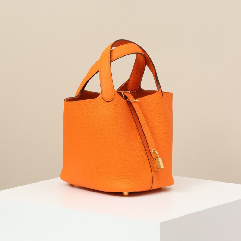 Hermes Picotin Lock 18 Bag Orange For Women 7.1in/18cm