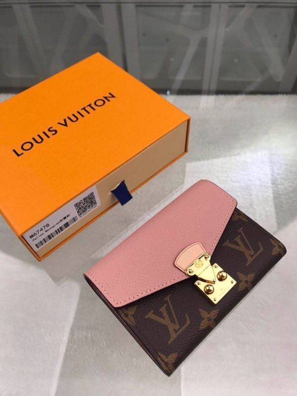 Exclusive Set Louis Vuitton: NeoNoe MM Damier Bucket Bag  + Pallas Monogram Compact Wallet