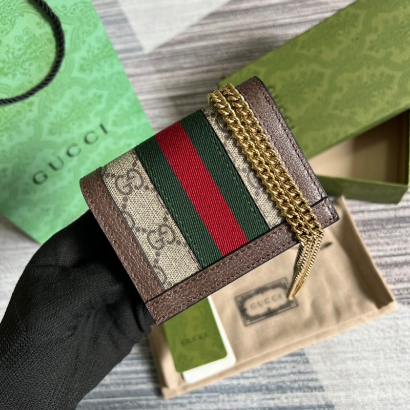 Exclusive Set Gucci: Ophidia Medium Tote Bag + Ophidia Card Case Wallet Supreme Canvas