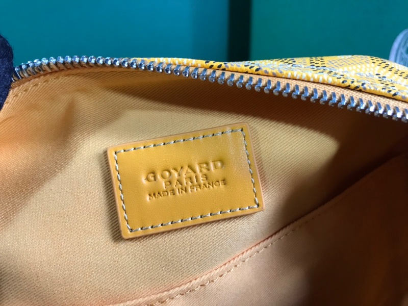 Goyard Bowling 25 Toiletry Bag Green/Yellow For Women‎ 9.4in/24cm BOWLIN025TY01CL03P