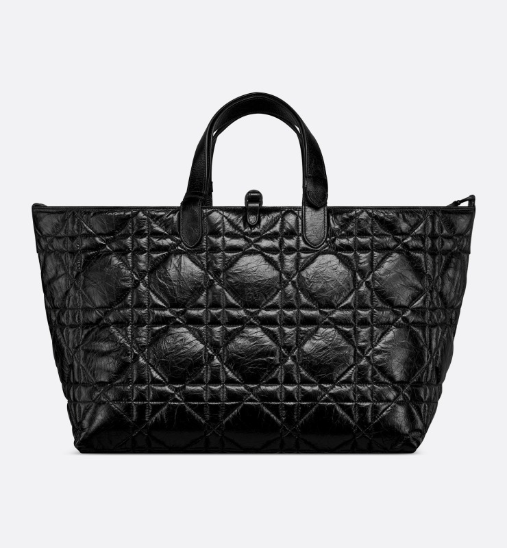 [True-to-ORIGINAL] Christian Dior Large Dior Toujours Bag Black For Women M2820SNIO_M900 – 37 Cm/ 14.5 Inches