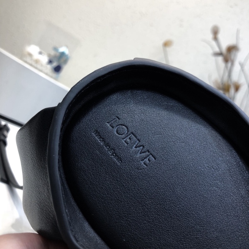 Loewe Elephant Bag Black/Brown For Women 7.1in / 18cm