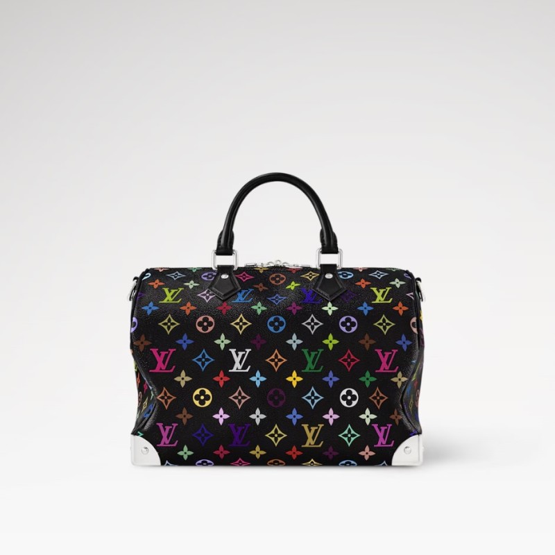 Louis Vuitton LV x TM Speedy Soft 30 Bag Multicolore Noir For Women 11.8in/30cm M13257