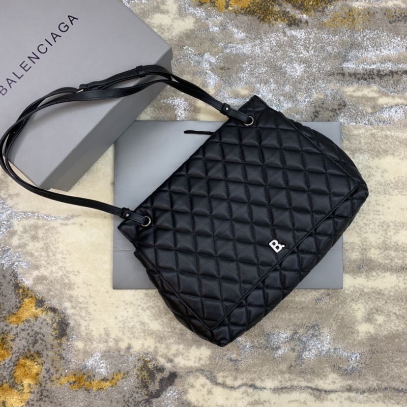 Balenciaga Touch B. Shoulder Bag Quilted Large In Black For Women 14n/36cm