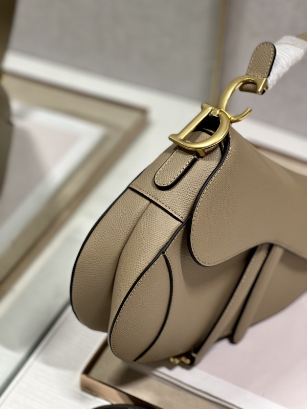 [True-to-ORIGINAL] Christian Saddle Bag With Strap Brown For Women 10in/25.5cm