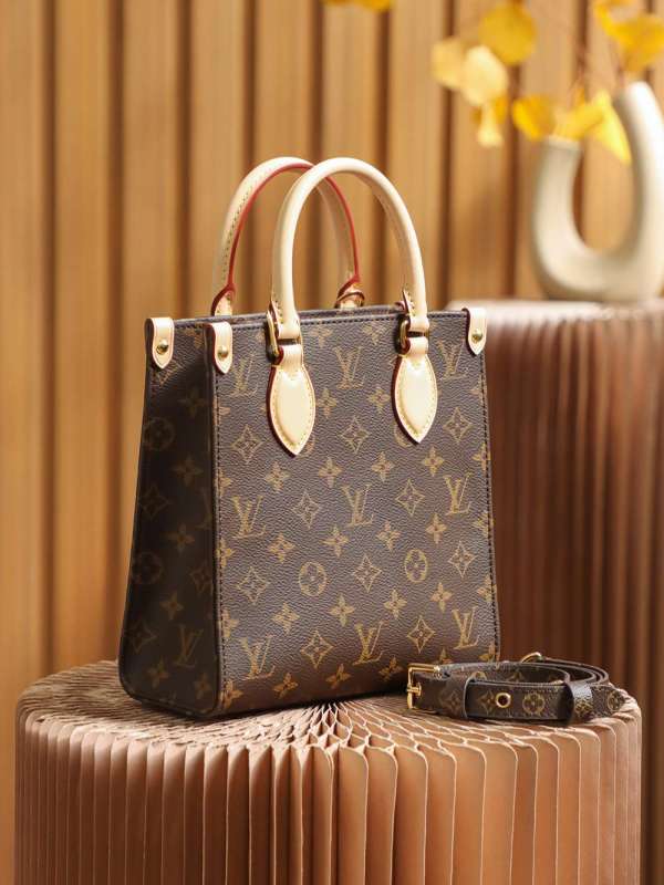 Louis Vuitton Sac Plat PM Monogram Canvas Brown For Women 32cm / 12.6in M45847