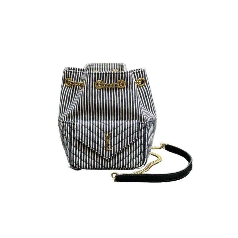 Saint Laurent Joe Backpack Black For Women‎ 7.5in/19cm