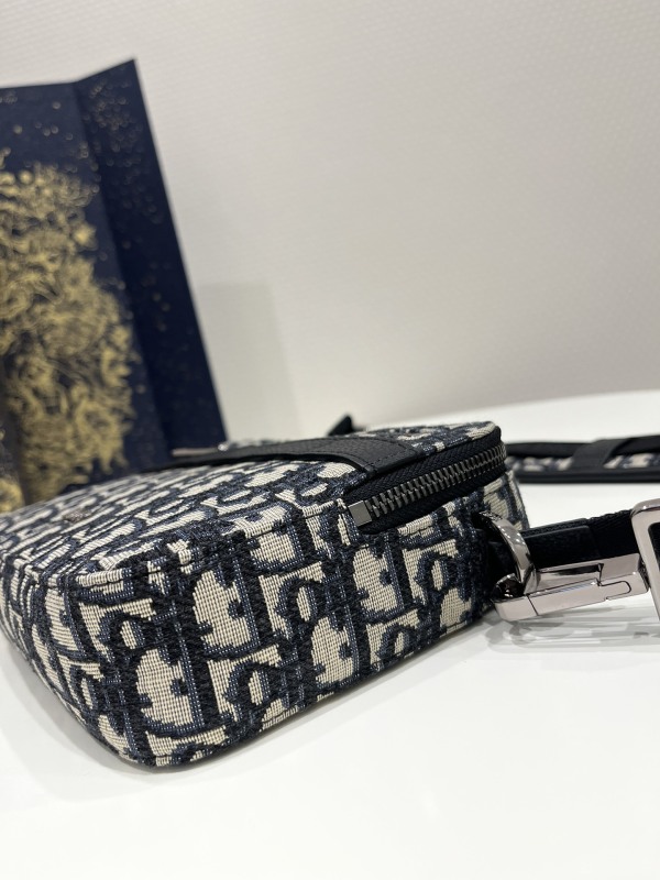 Dior Safari Messenger Bag Black For Women 8.5in/22cm 1ESPO206YKY_H27E