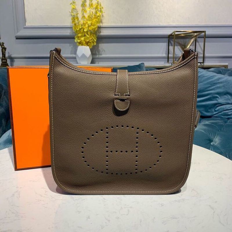 Hermes Evelyne III GM Bag Brown For Women 11.4in/29cm