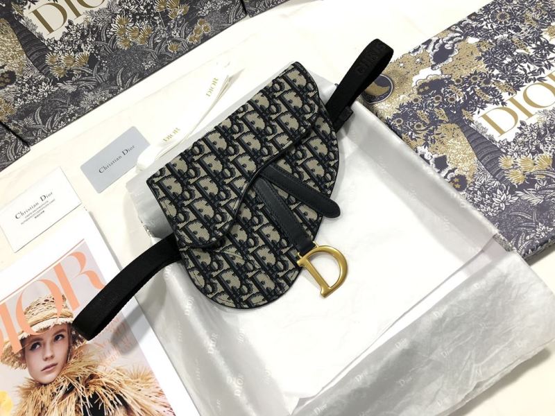 Dior Saddle Belt Bag Beige For Women‎ 7.5in/ 20cm CD
