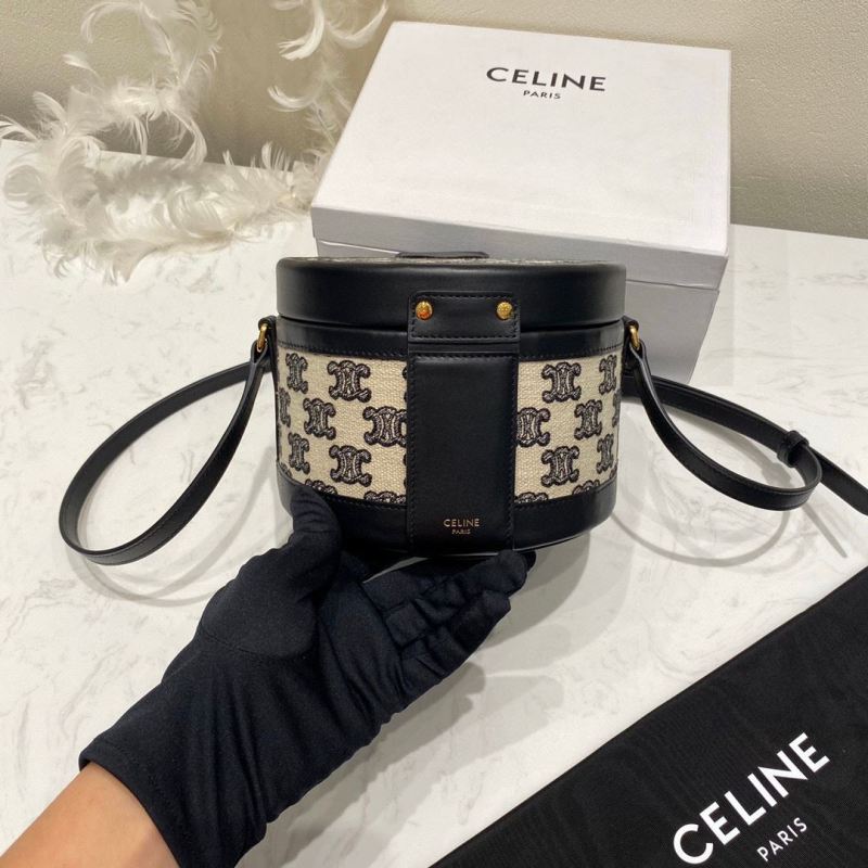 Celine Shocket Bag Black And White For Women‎ 6.7in/17cm