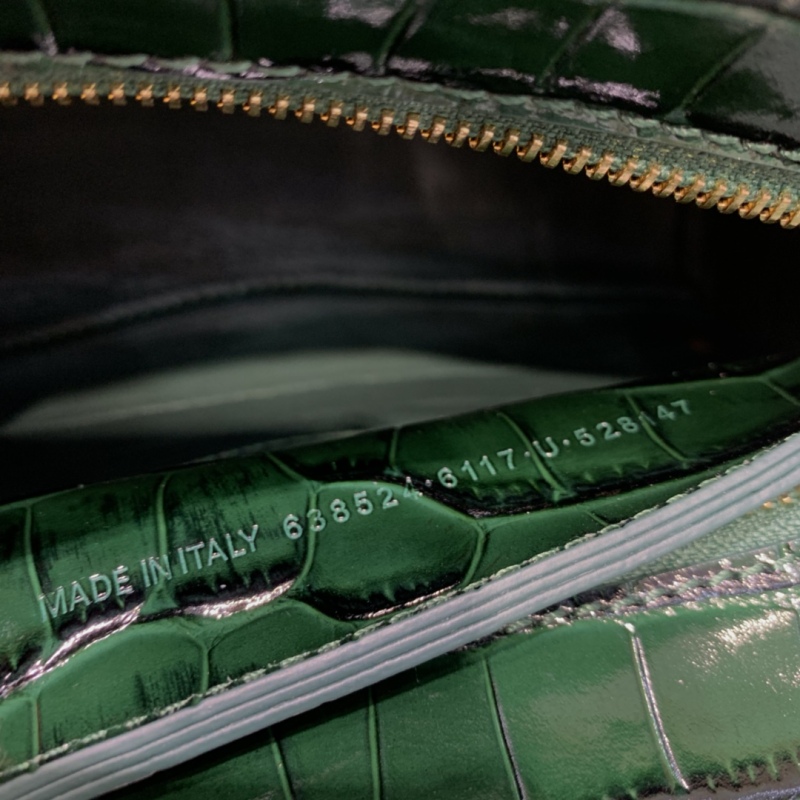 Balenciaga Neo Classic Mini Handbag Black/Green For Women‎ 8.6in/21.8cm