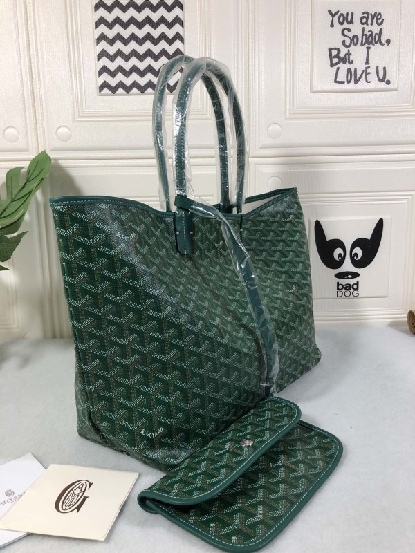 Goyard Saint Louis Gm Bag Green For Women‎ 15.7in/40cm STLOUIGMLTY09CL09P