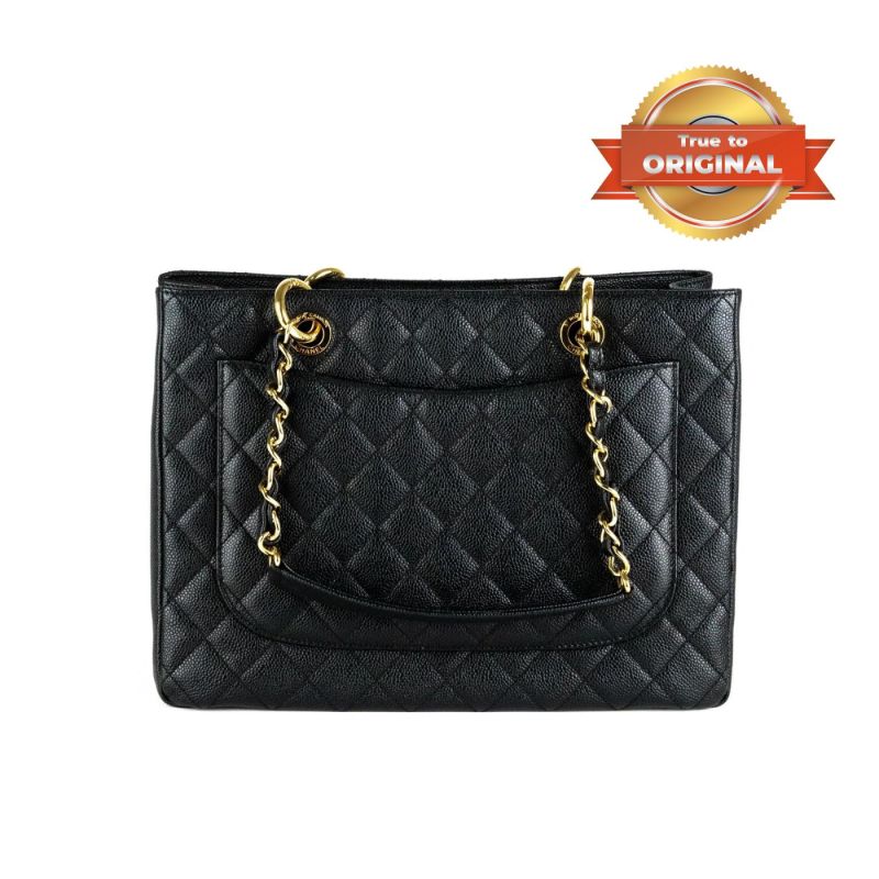 [True-to-ORIGINAL] Chanel Classic Tote Bag Black For Women 13.3in/34cm