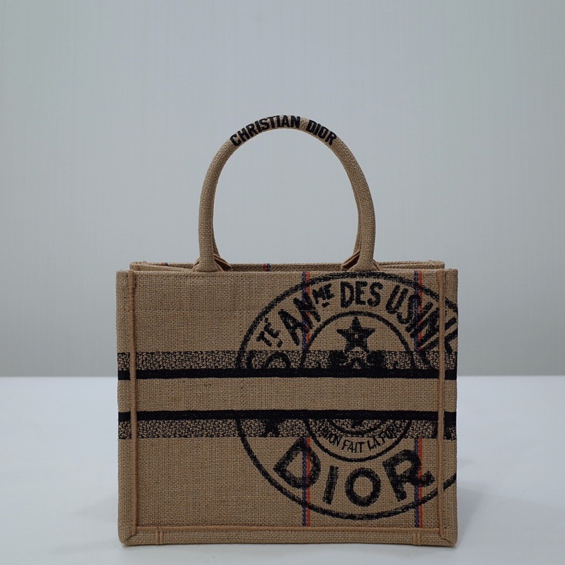 Christian Dior Small Dior Book Tote Brown, For Women, Women’s Handbags 26.5cm/10.5in CD M1265ZRUW_M918