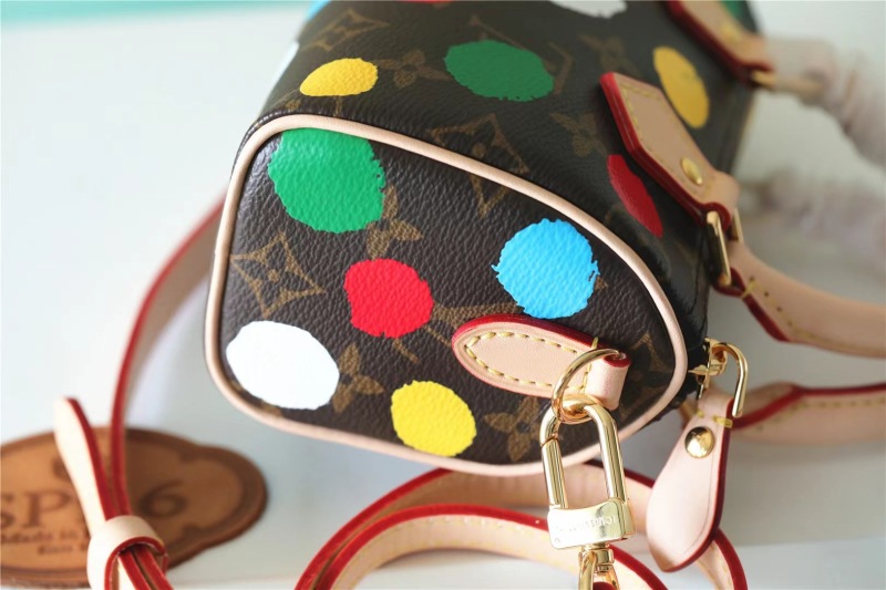 Louis Vuitton LV x YK Nano Speedy Bag Brown For Women 16 cm/ 6.3 in M81979