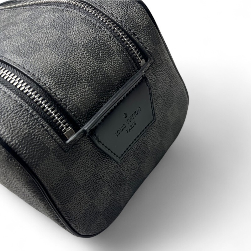 Louis Vuitton King Size Toiletry Damier Graphite Canvas For Men 11in/28cm LV