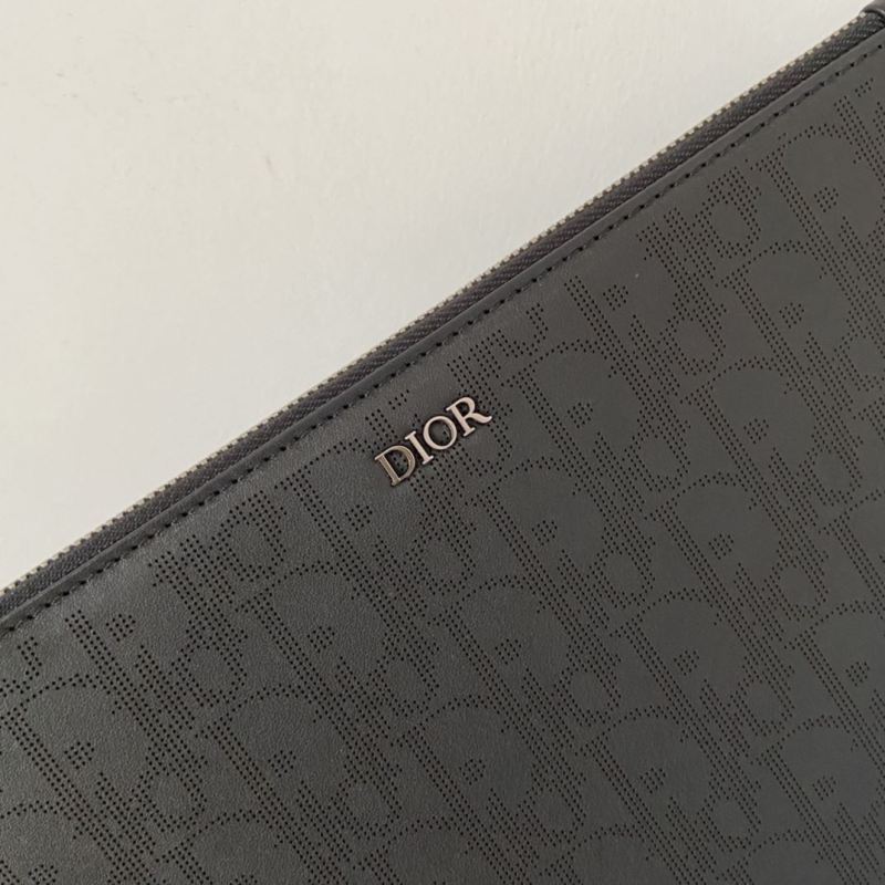 Dior Oblique Galaxy A5 Pouch Black For Women‎ 10.5 in/26.5cm CD 2ESCA338VPD_H03E