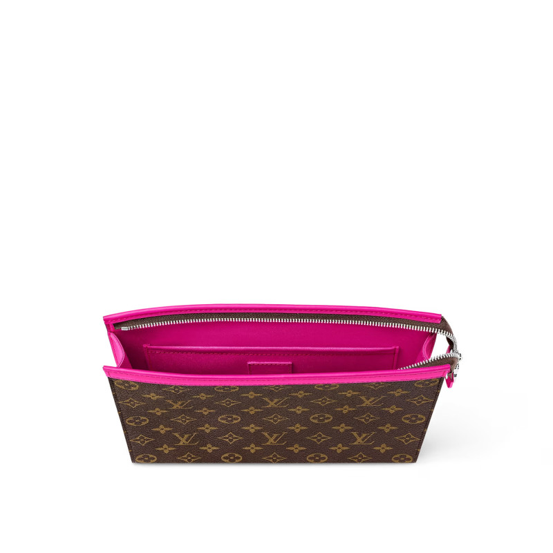 Louis Vuitton Pochette Voyage MM Pouch Bag Pink For Women 10,6in/27cm M82858
