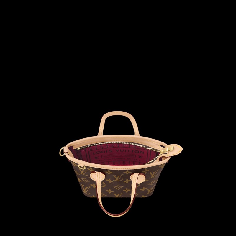 Louis Vuitton Neverfull BB Bag Pink Peony For Women M46786- 23.8 Cm/ 9.4 Inches