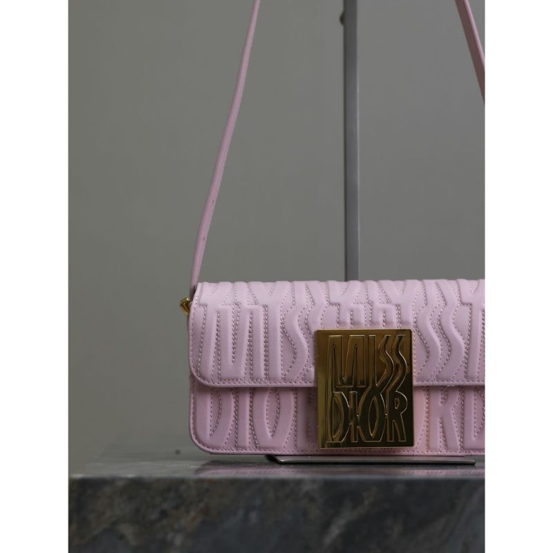 Miss Dior Flap Bag Pale Pink For Women 22cm/8.5in – M2610UBOS_M05N