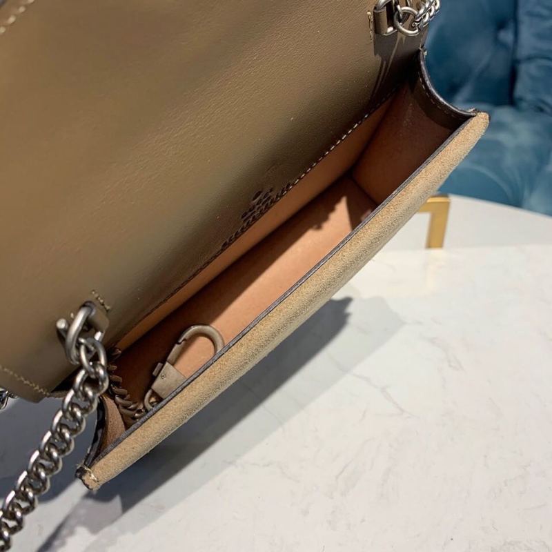 Gucci Dionysus Super Mini Bag Emerald GG Supreme Canvas Made Using An Earth-Conscious Process With Taupe Detail For Women 6.5in/16.5cm GG ‎476432 KHNRN 8642