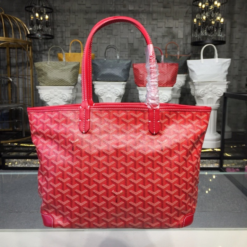 Goyard Artois PM Bag Red/Green For Women‎ 7.9in/20cm