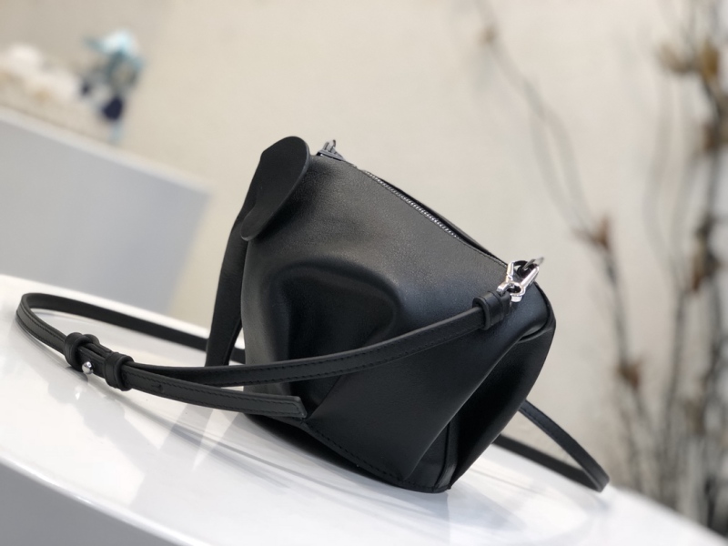 Loewe Elephant Bag Black/Brown For Women 7.1in / 18cm