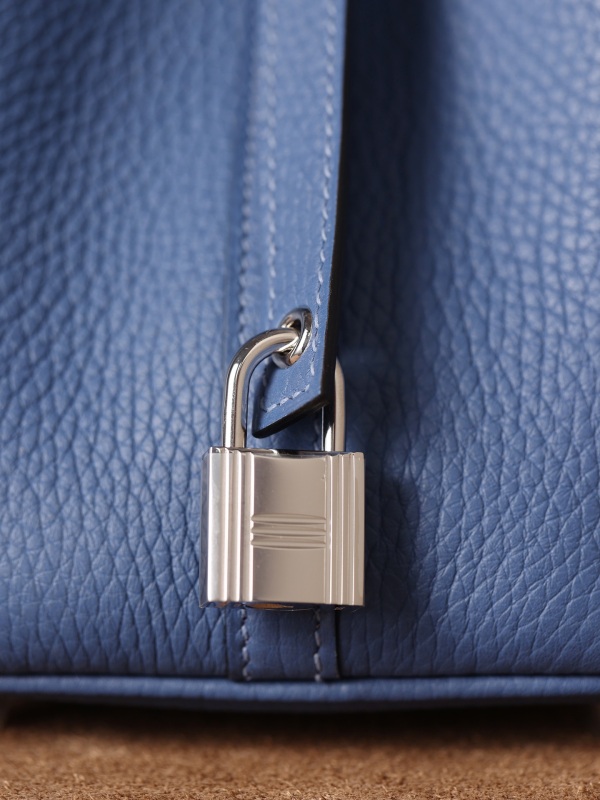 Hermes Picotin Lock 18 Blue Bag For Women, Women’s Handbags 7.1in/18cm